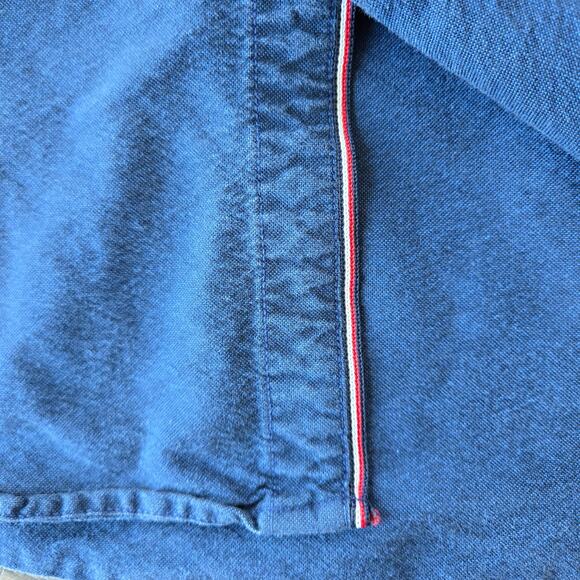 Tommy Hilfiger Navy Button Down Shirt Size L EUC - Picture 6 of 11